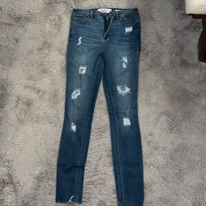 Hollister high rise super skinny jeans